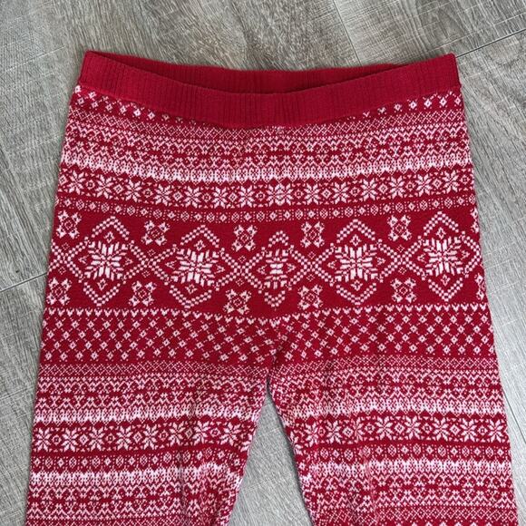 MOSSIMO SUPPLY CO Women’s Red White Holiday Print Pajama Pants - Picture 3 of 8